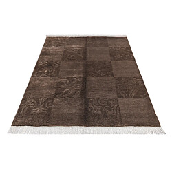 Avis Vidal Tapis de laine 183x124 brun Darya