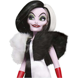 Avis Hasbro Poupée Mannequin Cruella d'Enfer Disney Villains Univers 101 Dalmatiens 28 cm Blanc / Noir