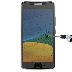 Wewoo Verre trempé pour Motorola Moto G 5ème Génération 0.26mm 9 H Dureté de Surface Anti-Explosion Non-plein Écran Film