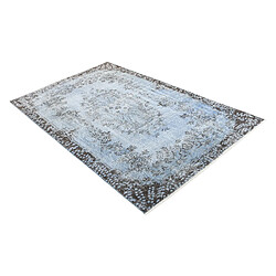 Acheter Vidal Tapis de laine 201x122 Bleu Ultra Vintage