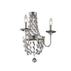 Elstead Lighting Applique murale Malia Nickel poli