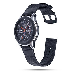 Bracelet en cuir véritable universel 20mm noir pour votre Samsung Galaxy Watch 42mm