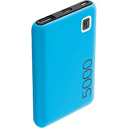 SANAG | Power Bank Essence 5000 | Chargeur Portable 5000 Mah – Entrée 1 X Usb-C, 1 X Micro Usb 10,5 W – Sortie 1 X Usb 12 W (Bleu)