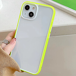 Coque en TPU + acrylique bicolore vert jaunâtre pour votre iPhone 13 6.1 pouces