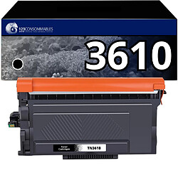 Toner compatible Brother TN3610 noir