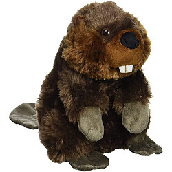 Wild Republic peluche Castor Cuddlekins Mini de 20 cm marron