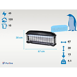 Avis Purline Tue Insectes Électrique 45W avec lumière ultraviolette