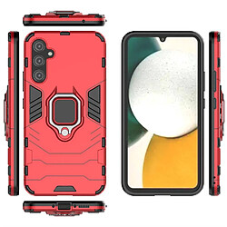 Htdmobiles Coque pour Samsung Galaxy A34 5G - housse etui rigide anti choc + film ecran - ROUGE