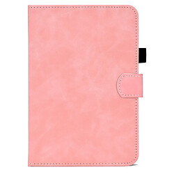 Etui en PU + TPU avec porte-cartes et support rose pour votre Apple iPad mini (2021)