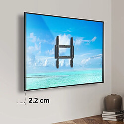 Acheter Onkron Support TV Mural Fixe pour 26 - 55 Pouces TVs & Écrans, Accroche Television Mural Poids de 45 kg - Fixation Murale TV avec VESA 75x75 - VESA 400x400 mm/Support Mural TV Universel FME-44B Noir