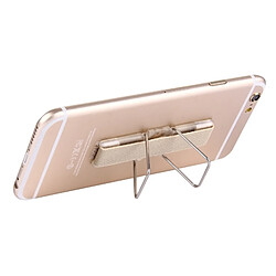 Wewoo Support Holder or pour iPhone, Galaxy, , Xiaomi, LG, HTC et tablettes 2 en 1 de adhésif universel réglable mini + doigt Slim Grip, taille: 7,3 x 2,2 x 0,3 cm, pas cher