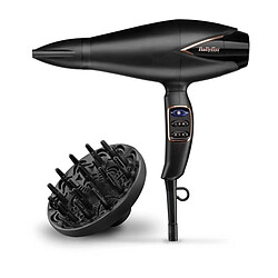 Sèche-cheveux 2200w pro salon air brilliance noir/rose - D665E - BABYLISS PARIS