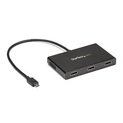 STARTECH Hub MST USB Type-C vers 3x HDMI - Splitter / répartiteur Multi Stream Transport USB-C à 3 ports HDMI - Multi-écrans - 3840