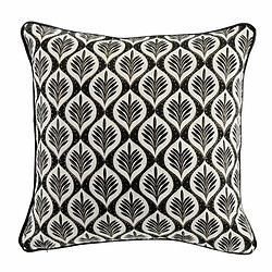 Paris Prix Coussin Déco à Motifs Esmina 40x40cm Noir