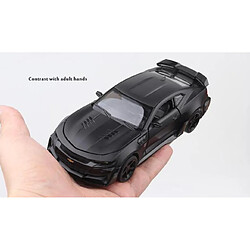 Universal 1: 32 Chevrolet Camaro alliage modèle de voiture son et léger moule en métal coulé jouets de voiture enfants garçons cadeaux moulée sous pression voiture jouet | Voiture jouet moulée sous pression (noir)