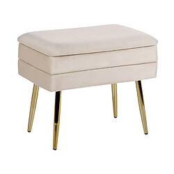 Beliani Banc ODESSA Beige Velours