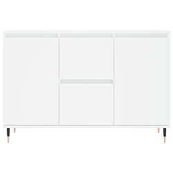 Acheter vidaXL Buffet blanc 104x35x70 cm bois d'ingénierie