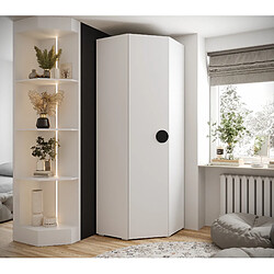 Abiks Meble Armoire Inova 4 236,7/81,7/81,7 (bianco/nero)