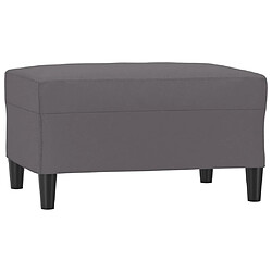 Maison Chic Repose-pied,Tabouret confortable Gris 70x55x41 cm Similicuir -MN70461