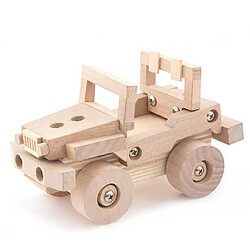 Bricolage en bois assemblage voiture camion véhicule modèle puzzles kit jeep voiture