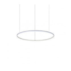 Ideal Lux Suspension LED intégré Hulahoop 1 ampoule Métal,aluminium,plastique blanc