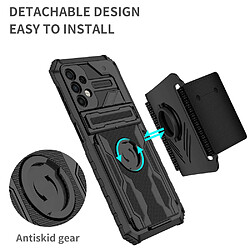 Coque en TPU anti-rayures, réglable avec béquille noir pour votre Samsung Galaxy A32 5G