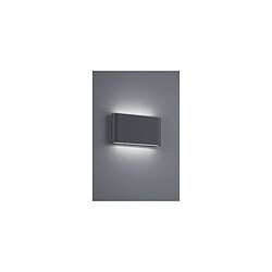 Applique Murale Extérieure Moderne 17cm 2 Lumières Anthracite 3000K IP54