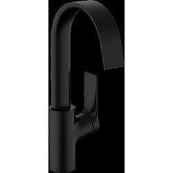 Mitigeur de lavabo HANSGROHE Vivenis bec haut avec tirette et vidage noir mat - 75030670