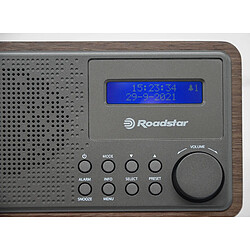 Acheter Radio Numérique Vintage DAB / DAB+ / FM Portable Alimentée sur Secteur /sur Pile, , Bois, Roadstar, HRA-700D+/WD