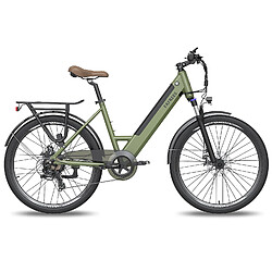 Honey Whale FAFREES F26 Pro 14.5AH Vélo Électrique - Moteur 250W Batterie 36V14.5AH Assisted Autonomie 110KM Frein à Disque Mécanique - Vert Foncé pas cher