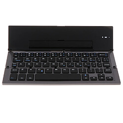 Avis Triple clavier Bluetooth pliant sans fil en aluminium pour tablette gris