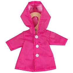 Bigjigs Toys Manteau rose pour poupée douce de 28 cm