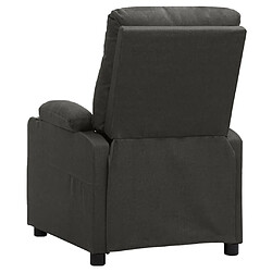 Acheter vidaXL Fauteuil de massage Gris foncé Tissu