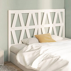 Acheter Maison Chic Tête de lit moderne pour chambre - Décoration de lit Blanc 141x4x100 cm Bois massif de pin -MN39462