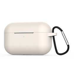 Coque en silicone avec boucle beige pour votre Apple AirPods Pro/AirPods 3