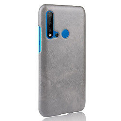 Avis Wewoo Coque PC + PU antichoc Litchi Texture pour Huawei P20 lite 2019 / Nova 5i Gris