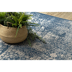 RUGSX Tapis NAIN Ornement vintage 7591 51644 bleu foncé beige 200x300 cm pas cher