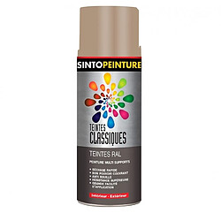 Peinture multi-supports - Teintes classiques RAL - Beige lounge satiné - 400 ml - SINTO