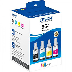 Epson Cartouche d'Encre - Imprimante Multipack 4 couleurs EcoTank 664 (C13T664640)