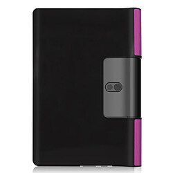 Wewoo Housse Coque Pour Lenovo Yoga Smart Tab Etui à rabat horizontal en cuir texturé avec support pliant à deux Violet