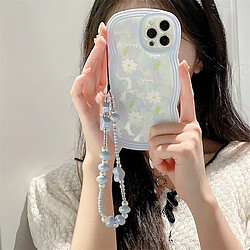 GUPBOO Étui pour iPhone11ProMax Fleurs de peinture à l'huile fraîches femmes de chaîne de cas de téléphone portable de style coréen