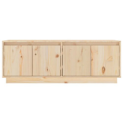 Maison Chic Meuble TV scandinave - Banc TV pour salon 110x34x40 cm Bois de pin massif -MN79340 pas cher