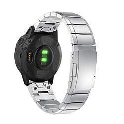 Bracelet en métal argent pour votre Garmin Fenix 6S