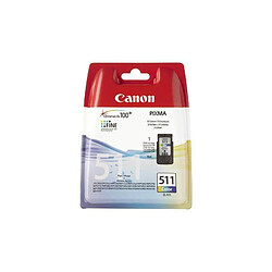 Avis Cartouche d'encre originale Canon CL-511 Cyan/Magenta/Jaune