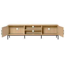 Avis Bestmobilier Nagato - meuble tv - bois - 180 cm