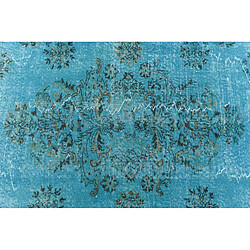 Avis Vidal Tapis de laine 290x178 turquoise Ultra Vintage