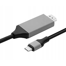 GUPBOO Câble HD41 USB-C 3.1 vers HDMI 4K Adaptateur MHL 200CM,JL1871