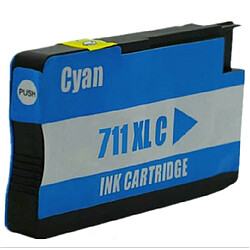 Cartouche d'encre compatible Hp 711 bleue (Cz130A)