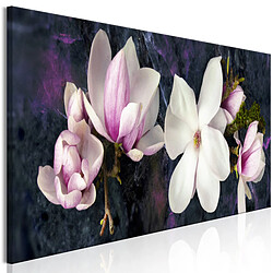 Artgeist Tableau - Avant-Garde Magnolia (1 Part) Narrow Violet [120x40]