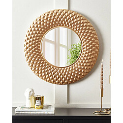 Beliani Miroir COMBE 60 cm Doré